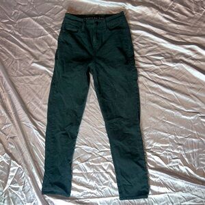 Green corduroy pants XS
